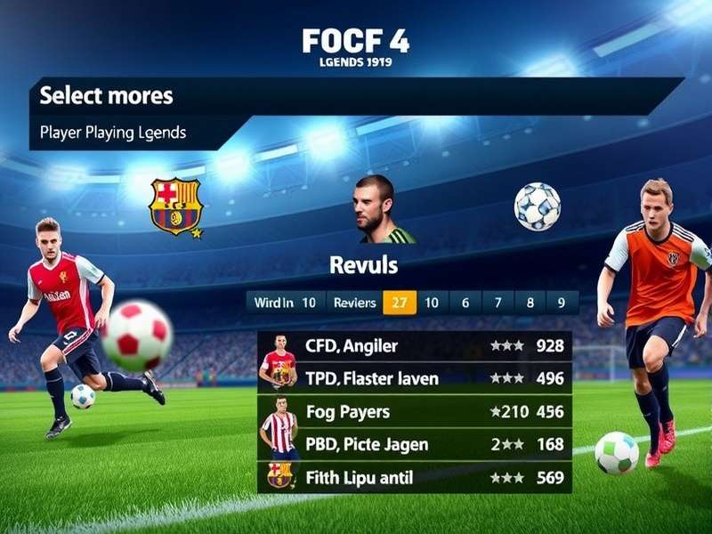 BFC Football Legend game modes selection screen